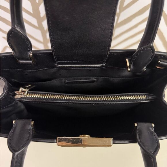 Kate Spade Reegan Smooth Leather Medium Satchel with Crossbody Strap - Picture 11 of 13
